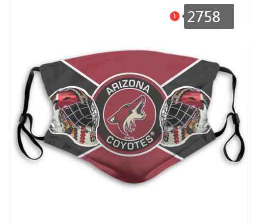 Phoenix Coyotes NHL Hockey Teams Waterproof Breathable Adjustable Kid Adults Face Masks  2758
