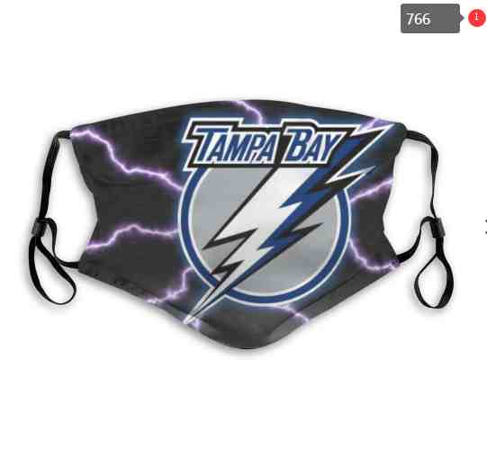 Tampa Bay Lightning  NHL Hockey Teams Waterproof Breathable Adjustable Kid Adults Face Masks  766