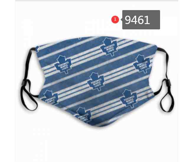 Toronto Maple Leafs  NHL Hockey Teams Waterproof Breathable Adjustable Kid Adults Face Masks  9461
