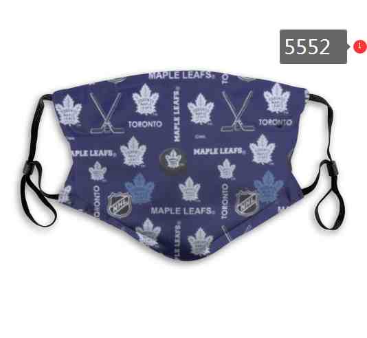 Toronto Maple Leafs  NHL Hockey Teams Waterproof Breathable Adjustable Kid Adults Face Masks  5552