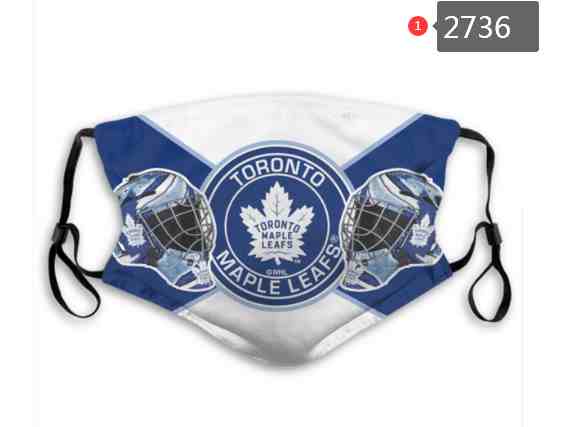 Toronto Maple Leafs  NHL Hockey Teams Waterproof Breathable Adjustable Kid Adults Face Masks  2736