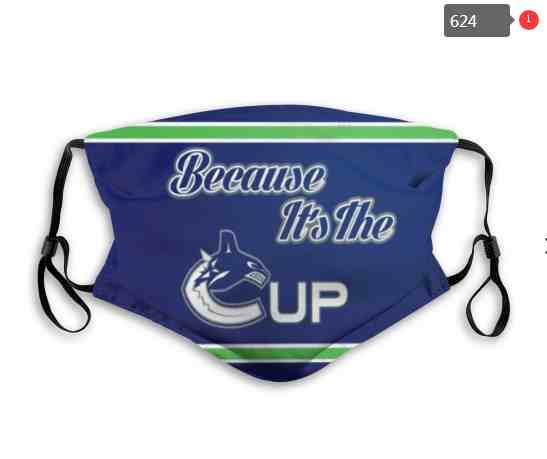 Vancouver Canucks  NHL Hockey Teams Waterproof Breathable Adjustable Kid Adults Face Masks  624
