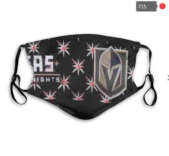 Vegas Golden Knights NHL Hockey Teams Waterproof Breathable Adjustable Kid Adults Face Masks  715