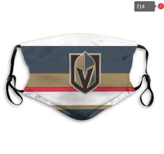 Vegas Golden Knights NHL Hockey Teams Waterproof Breathable Adjustable Kid Adults Face Masks