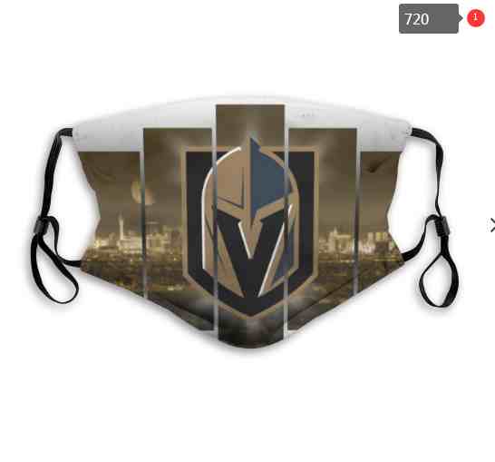 Vegas Golden Knights NHL Hockey Teams Waterproof Breathable Adjustable Kid Adults Face Masks  720