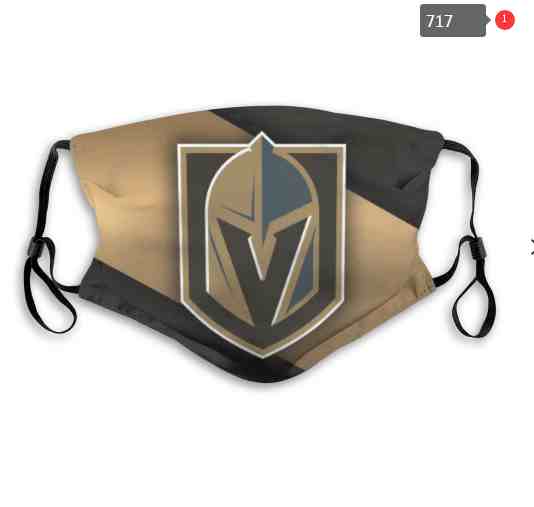 Vegas Golden Knights NHL Hockey Teams Waterproof Breathable Adjustable Kid Adults Face Masks  717