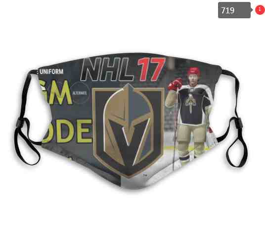 Vegas Golden Knights NHL Hockey Teams Waterproof Breathable Adjustable Kid Adults Face Masks  719