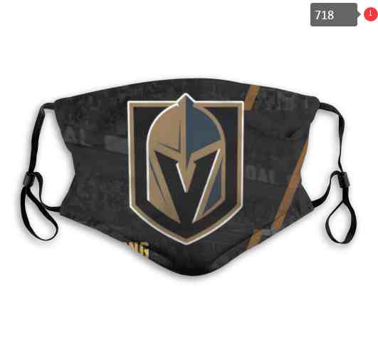 Vegas Golden Knights NHL Hockey Teams Waterproof Breathable Adjustable Kid Adults Face Masks  718