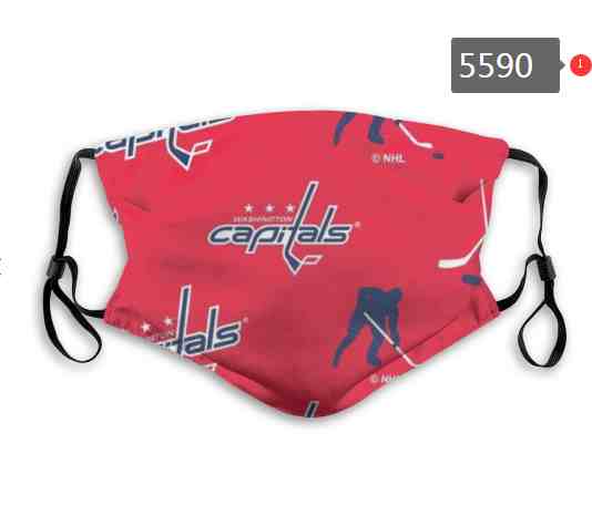 Washington Capitals NHL Hockey Teams Waterproof Breathable Adjustable Kid Adults Face Masks  5590
