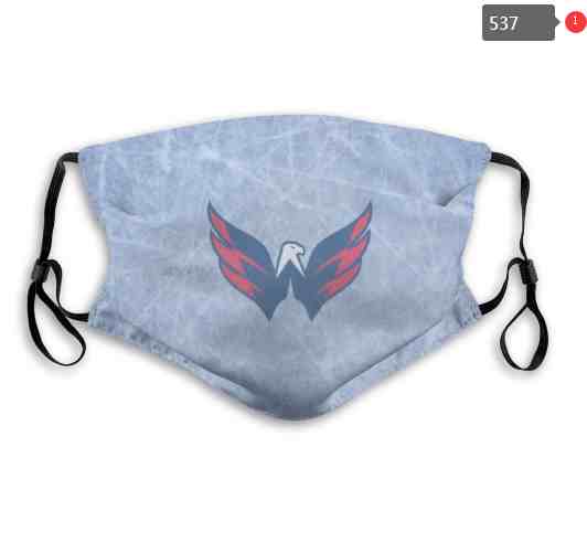 Washington Capitals NHL Hockey Teams Waterproof Breathable Adjustable Kid Adults Face Masks  537