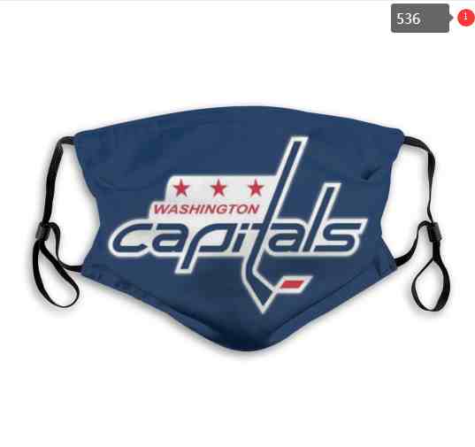 Washington Capitals NHL Hockey Teams Waterproof Breathable Adjustable Kid Adults Face Masks  536