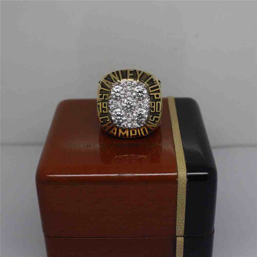 1990 NHL Championship Rings Edmonton Oilers Stanley Cup Ring