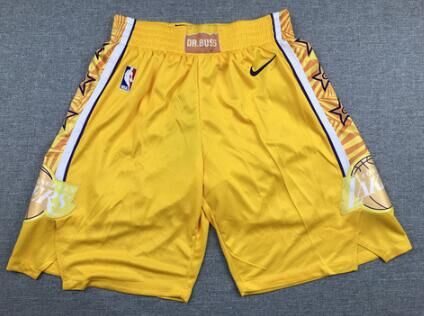 Lakers Gold Shorts