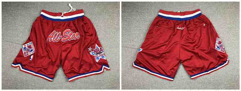 1996 All-Star Red Just Don Pocket Shorts