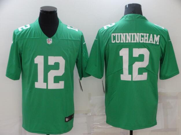 Philadelphia Eagles 12 Randall Cunningham Kelly Green Nike  Limited Jersey