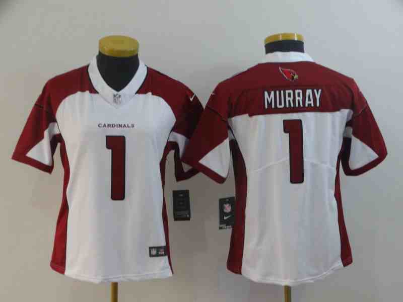 Women's Arizona Cardinals #1 Kyler Murray White Vapor Untouchable Limited Jersey