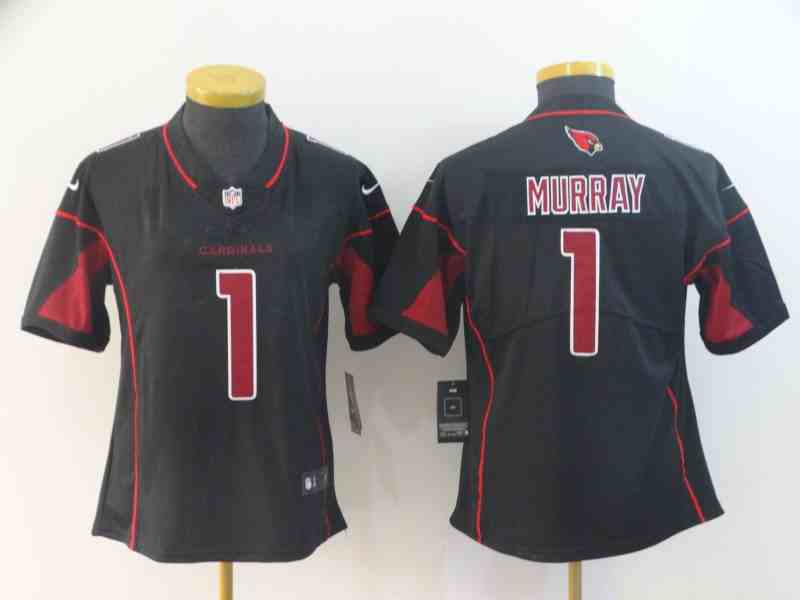 Women's Arizona Cardinals #1 Kyler Murray Black Color Rush Limited Jersey