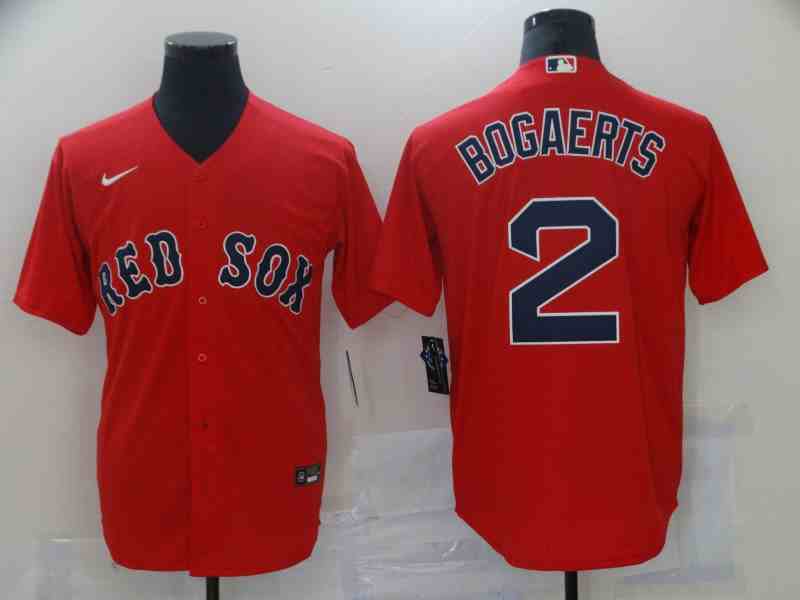 Boston Red Sox #2 Xander Bogaerts Red Cool Base Jersey