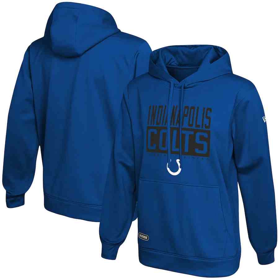 Indianapolis Colts Royal School of Hard Knocks Pullover Hoodie