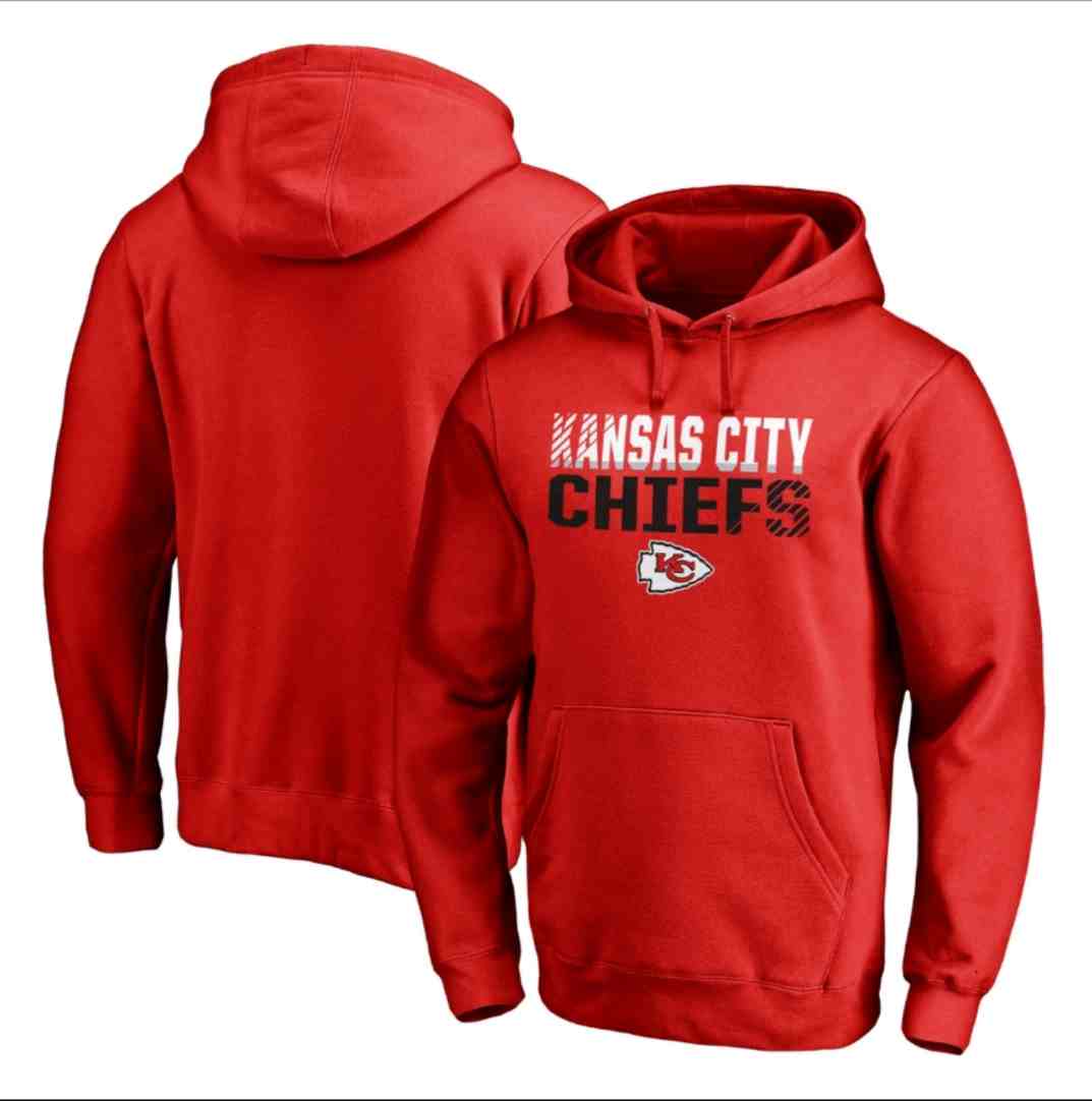 Men's Kansas City Chiefs Red Sideline Circuit Pullover Performance Hoodie