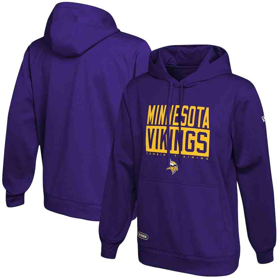 Minnesota Vikings Purple School of Hard Knocks Pullover Hoodie