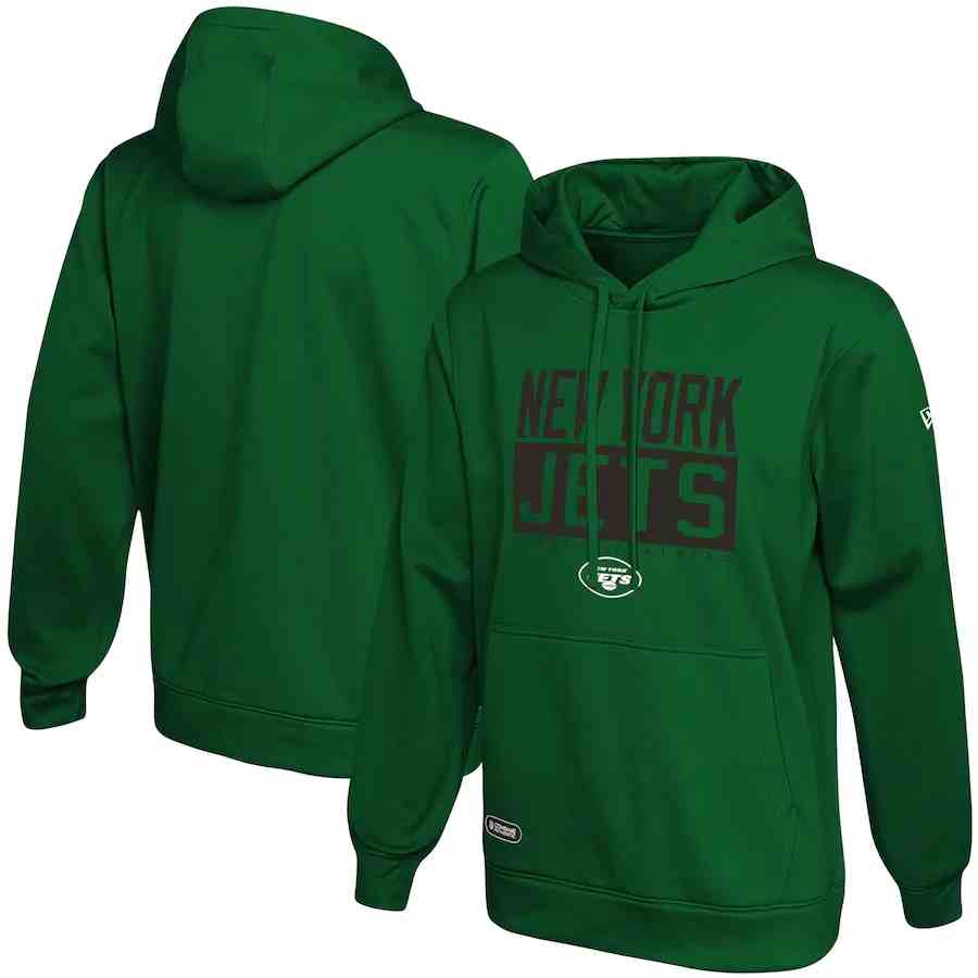 New York Jets Green School of Hard Knocks Pullover Hoodie