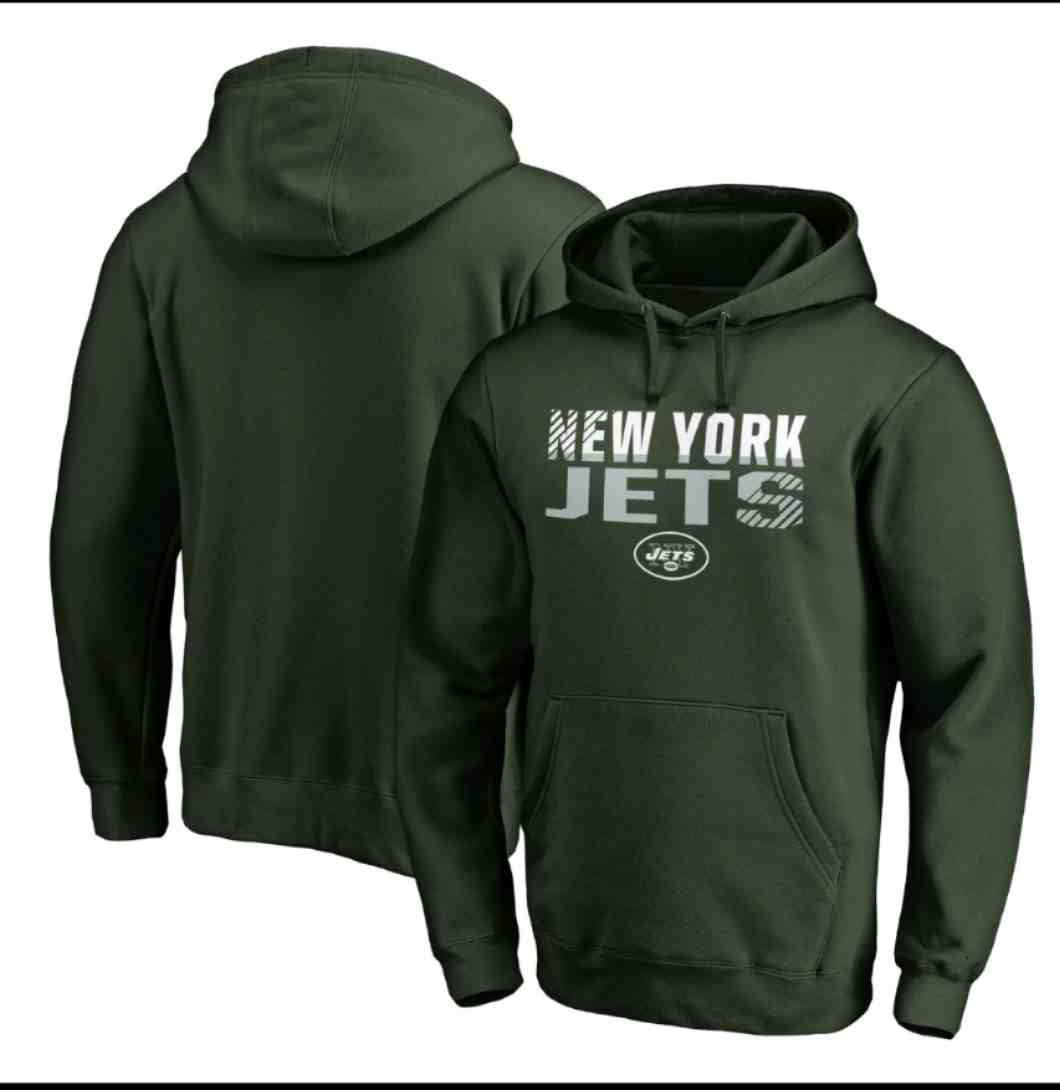 Men's New York Jets Green Sideline Circuit Pullover Performance Hoodie