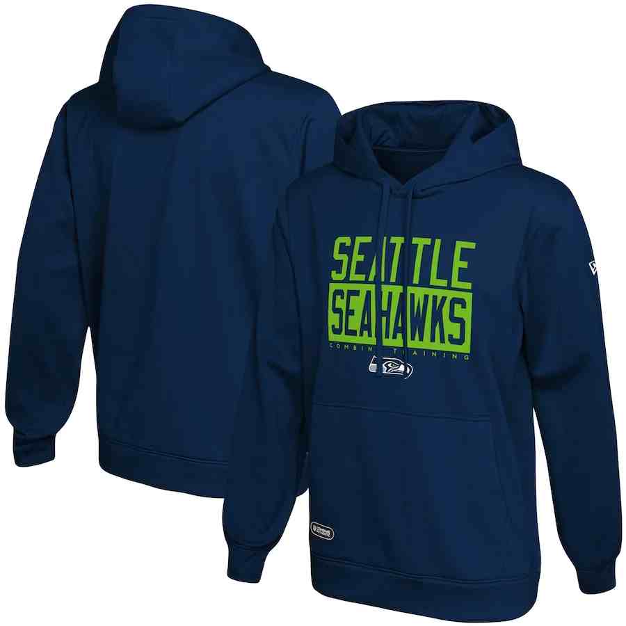 Seattle Seahawks College Navy School of Hard Knocks Pullover Hoodie