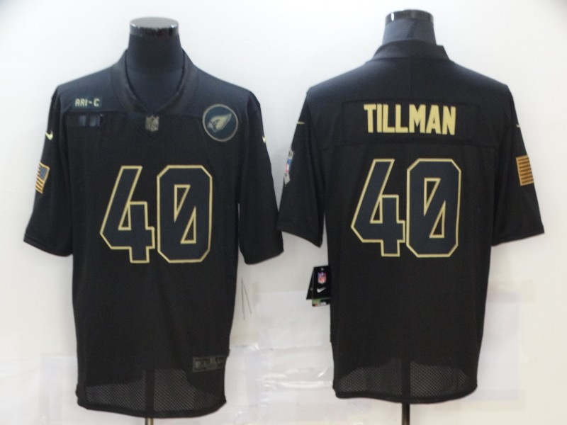 Arizona Cardinals 40 Pat Tillman Black 2020 Salute To Service Limited Jersey