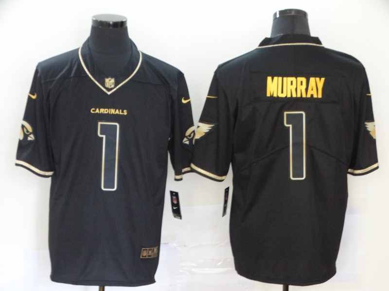 Nike Cardinals 1 Kyler Murray Black Gold Vapor Untouchable Limited Jerseys