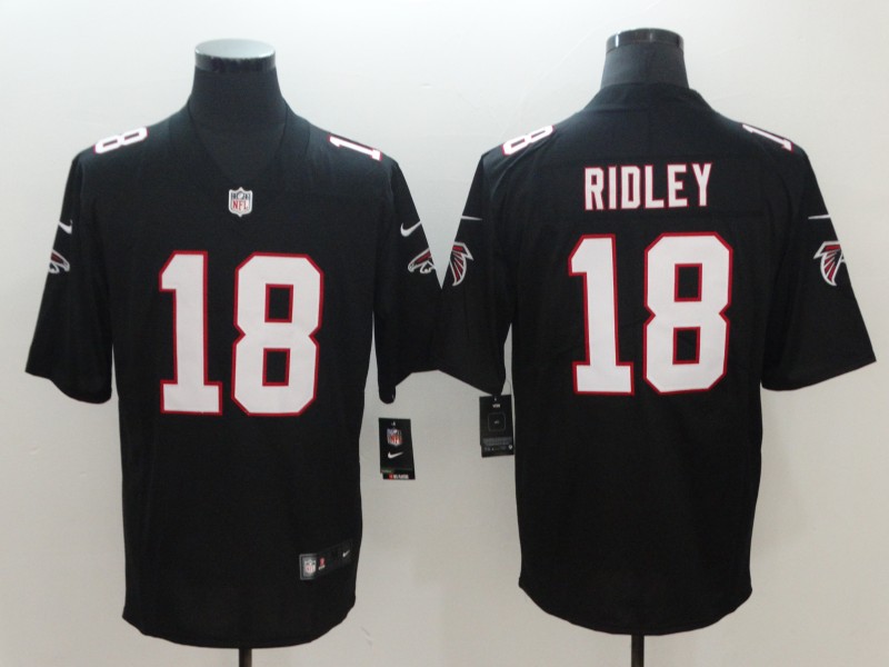 Nike Falcons 18 Calvin Ridley Black Vapor Untouchable Player Limited Jersey