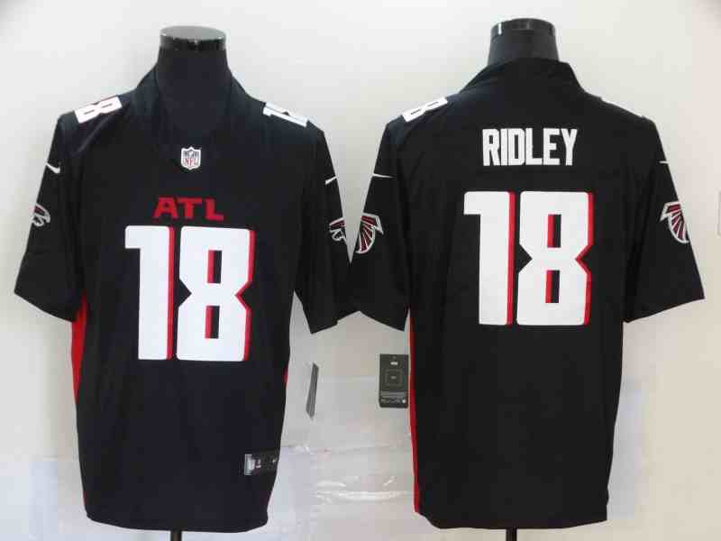 Nike Falcons 18 Calvin Ridley Black New Vapor Untouchable Limited Jersey