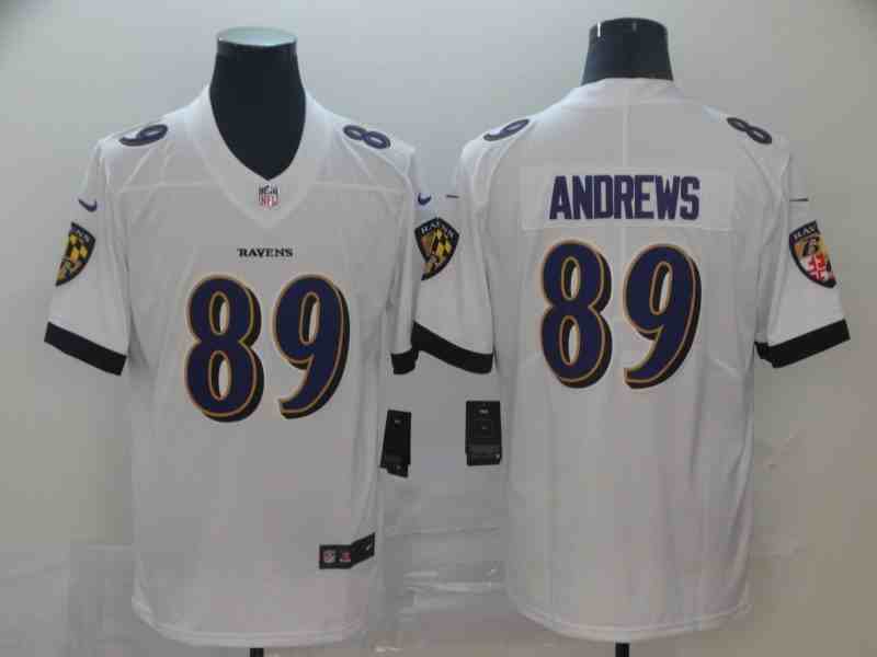 Nike Ravens 89 Mark Andrews White Vapor Untouchable Limited Jersey