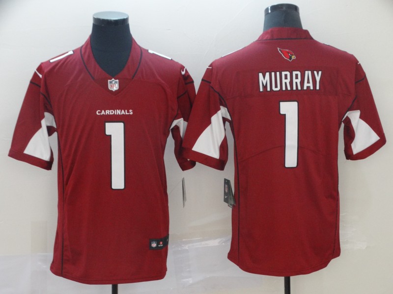Men Arizona Cardinals 1 Kyler Murray Red  Vapor Untouchable Limited Playe Nike NFL Jerseys