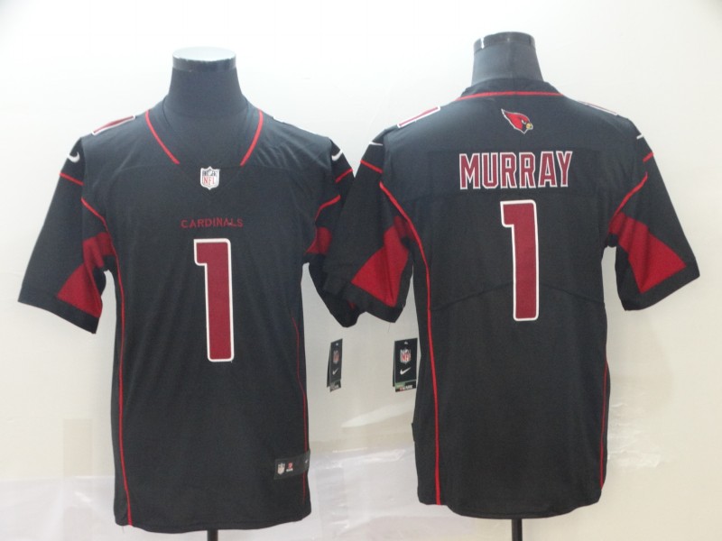 Nike Cardinals 1 Kyler Murray Black Color Rush Limited Jersey