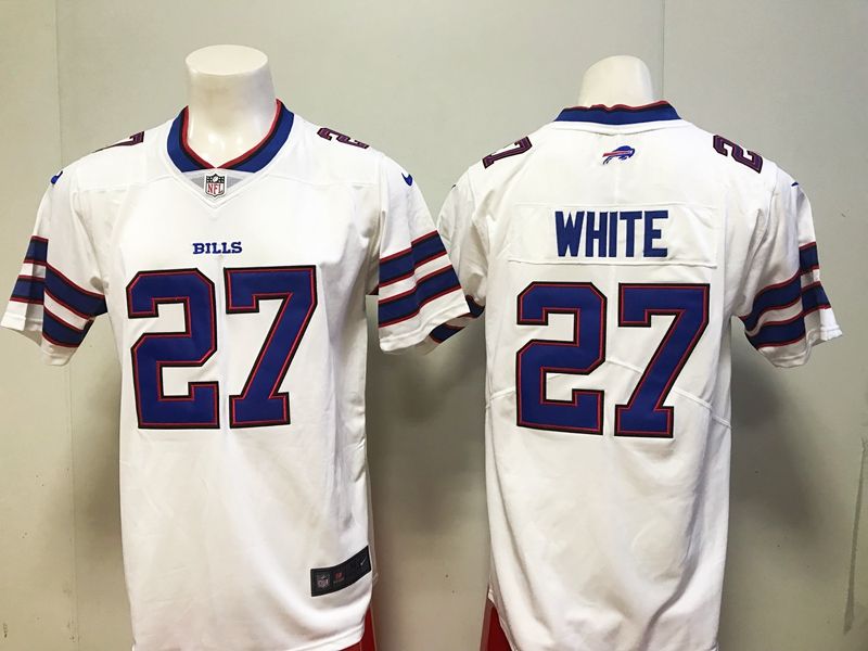 Nike Bills 27 Tre'Davious White White Men's Stitched NFL Vapor Untouchable Limited Jersey
