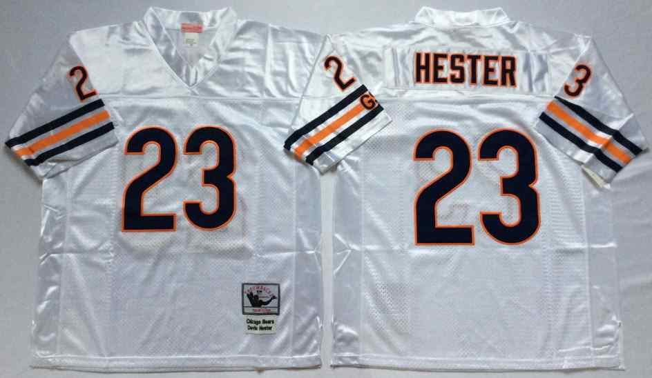 Chicago Bears 23 Devin Hester Throwback White Jersey