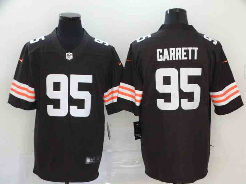 Nike Browns 95 Myles Garrett Brown Vapor Untouchable Limited Jersey