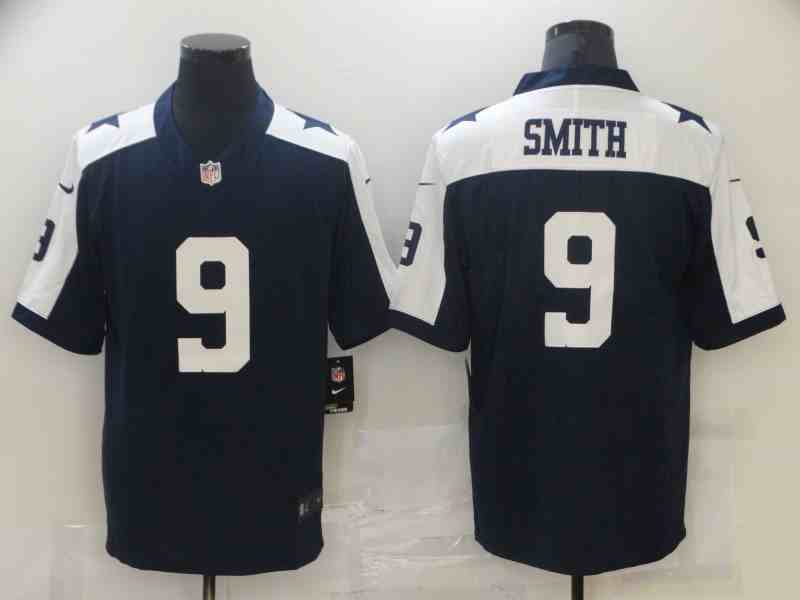 Nike Cowboys 9 Jaylon Smith Navy Thanksgiving Vapor Untouchable Limited Jersey