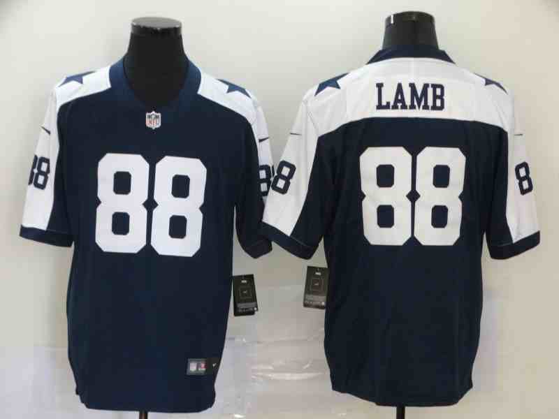 Nike Cowboys 88 Ceedee Lamb Navy Throwback Vapor Untouchable Limited Jersey