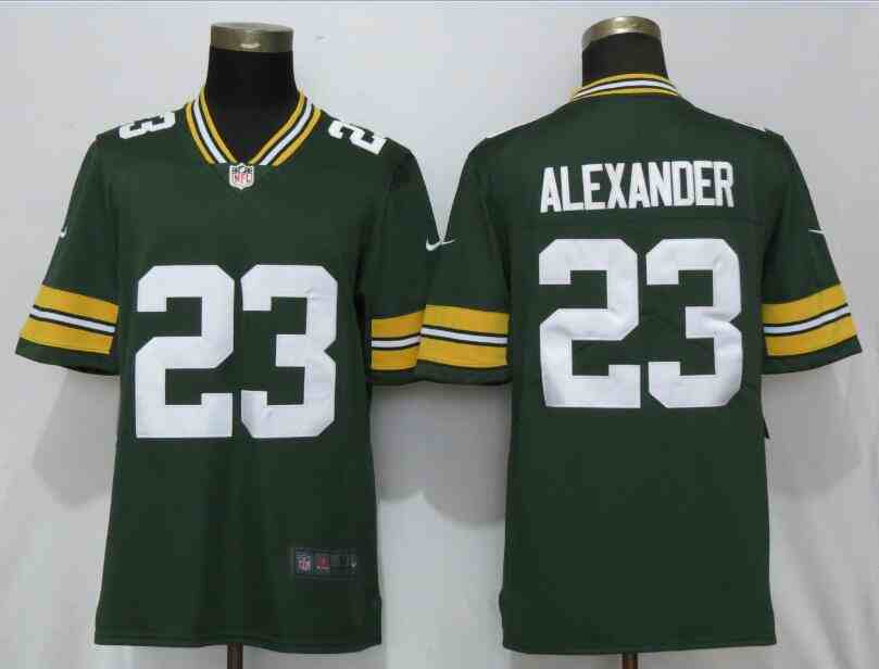 New Nike Green Bay Packers 23 Alexander Green Vapor Untouchable Limited Jersey
