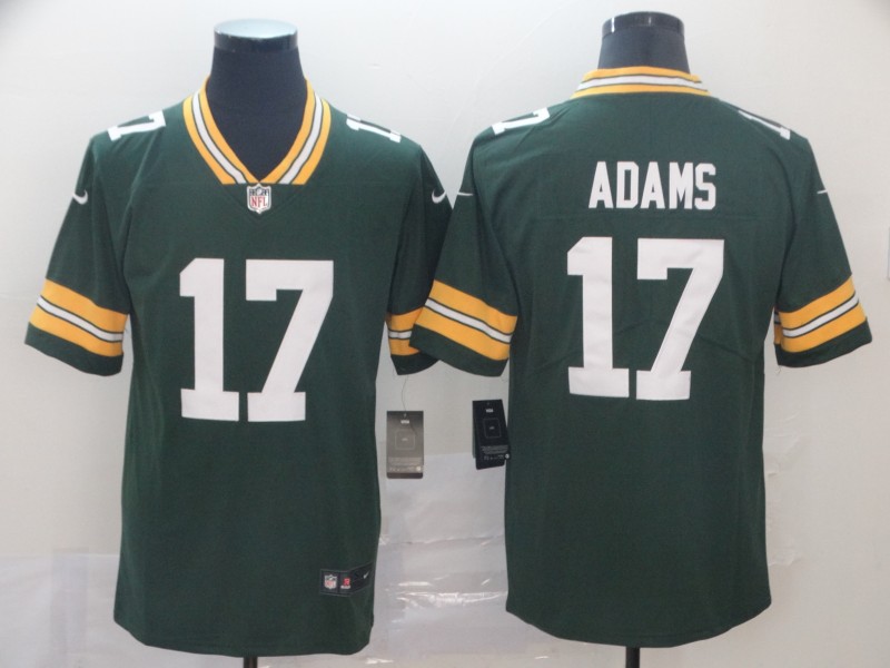 Nike Packers 17 Davante Adams Green Men's Stitched NFL Vapor Untouchable Limited Jersey