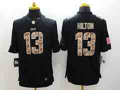 NIKE Colts 13 Hilton MEN Black Salute TO Service Limited Jersey