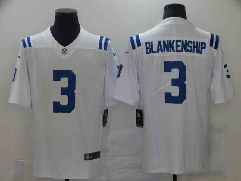 Nike Indianapolis Colts 3 Rodrigo Blankenship White Vapor Untouchable Limited Jersey