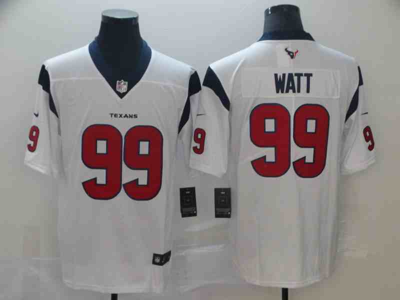 Nike Texans 99 J.J. Watt White Vapor Untouchable Limited Jersey