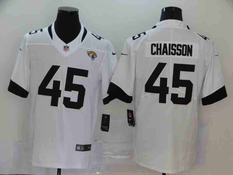 NFL Draft K'Lavon Chaisson Jaguars 45 White Vapor Limited Jersey