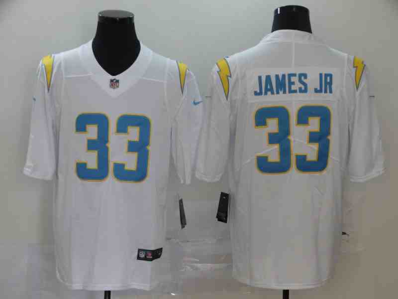 Nike Chargers 33 Derwin James White Light Vapor Untouchable Limited Jersey