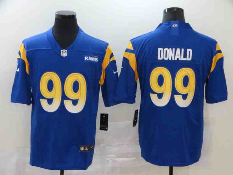 Nike Rams 99 Aaron Donald Royal  Vapor Untouchable Limited Jersey