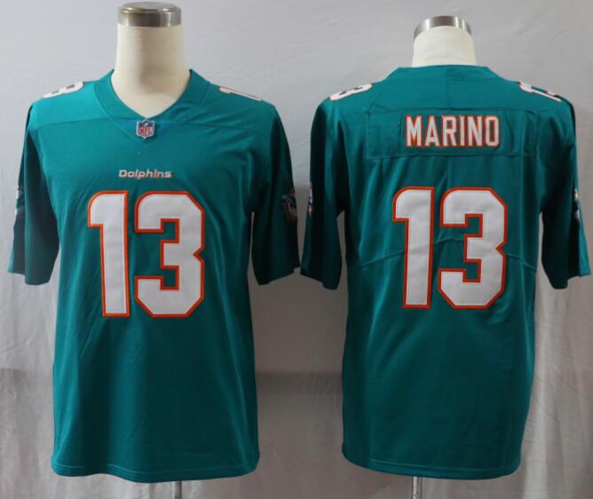 Nike Dolphins 13 Dan Marino Teal Vapor Untouchable Player Limited Jersey