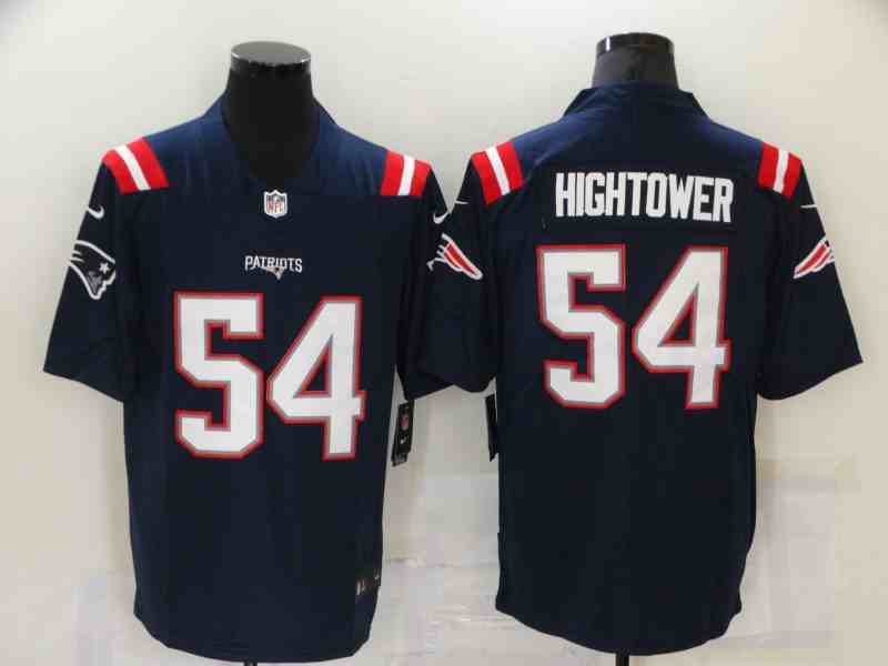 Nike Patriots 54 Dont'a Hightower Navy  Color Rush Vapor Untouchable Limited Jersey